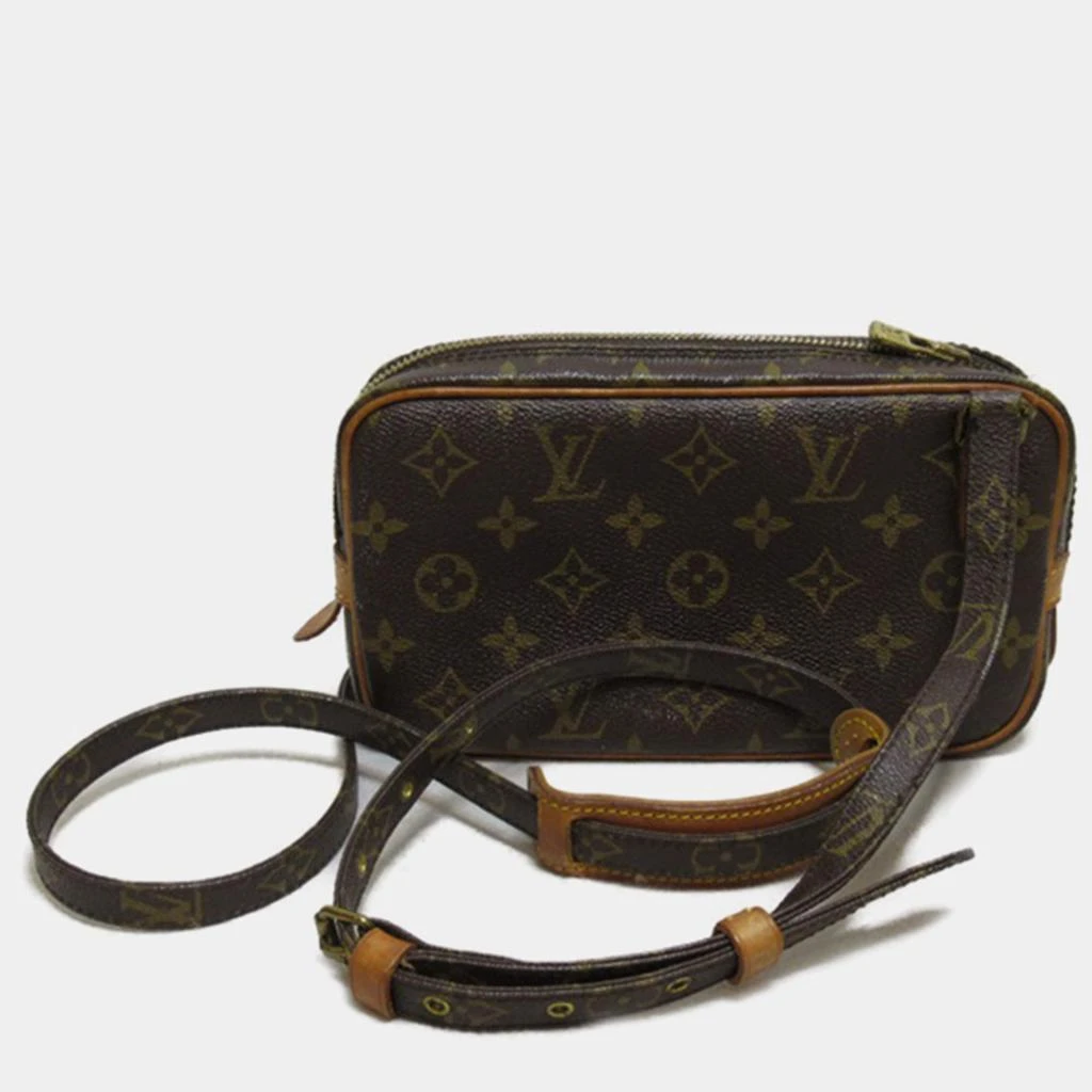 Louis Vuitton Louis Vuitton Brown Canvas Monogram Pochette Marly Bandouliere Crossbody Bag 3