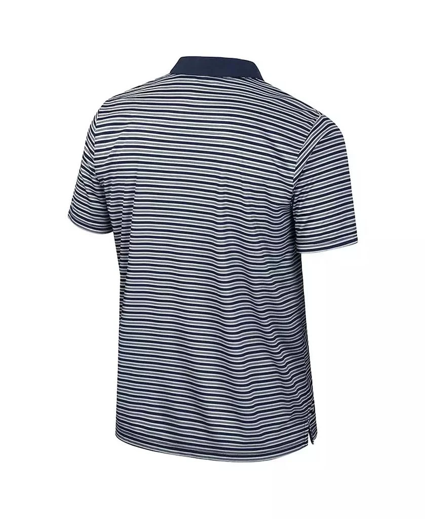 Colosseum Men's Navy Virginia Cavaliers Striped Polo Shirt 3