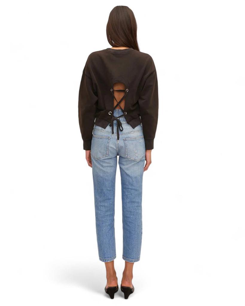 MARISSA WEBB Turner Ii High Waist Jean In Indigo Medium Stone Wash