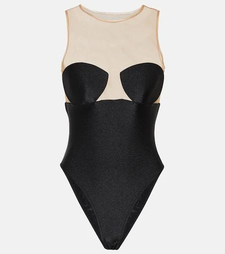 Adriana Degreas Hands tulle bodysuit 1