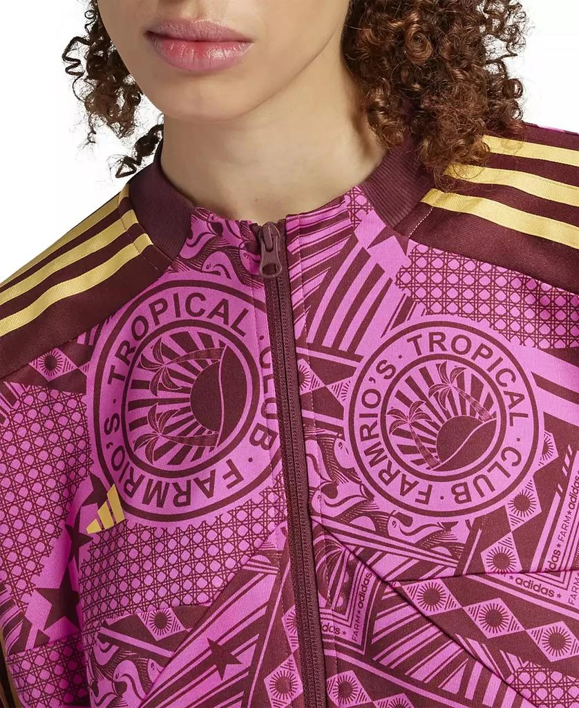 Adidas X FARM Rio Women's Printed Tiro Relaxed Track Jacket 2