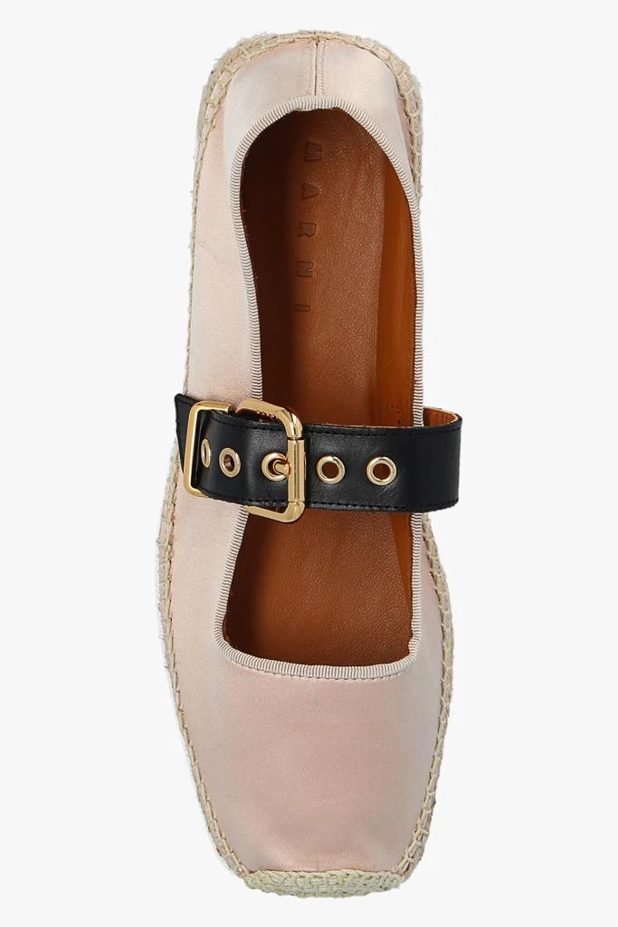 Marni ‘Petal’ satin platform espadrilles 6