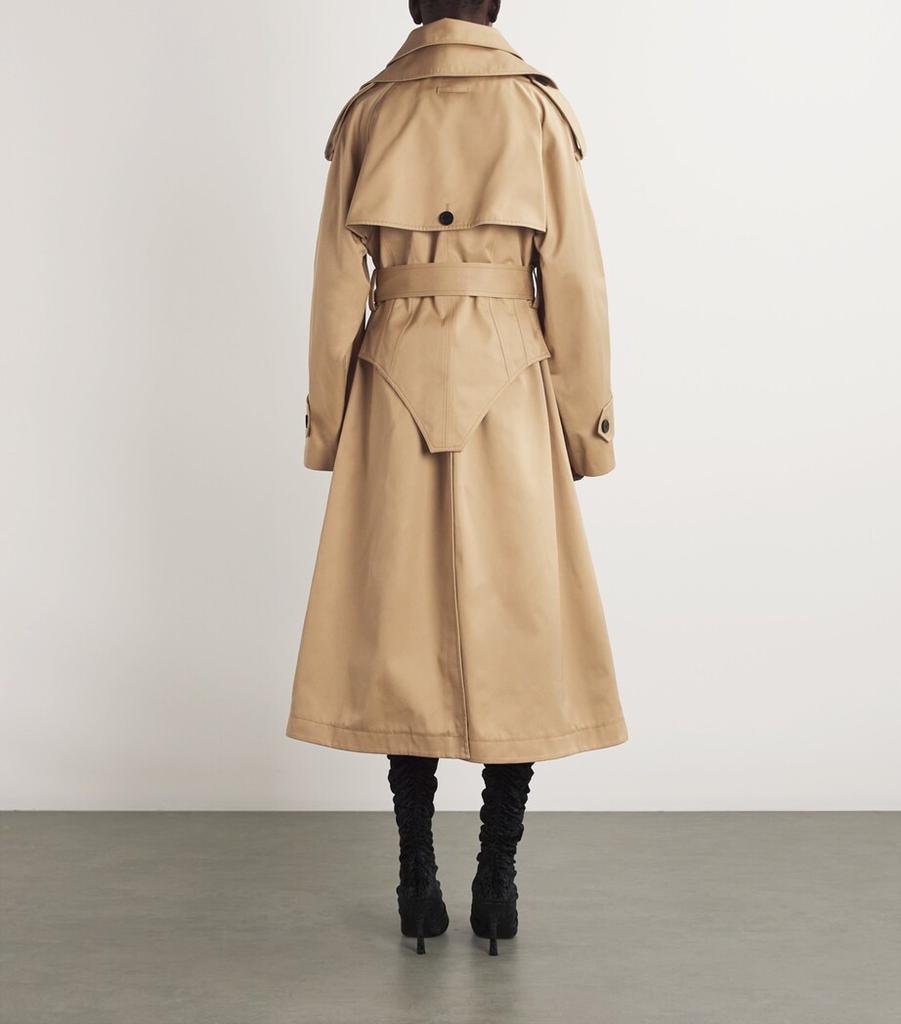 Jean Paul Gaultier Twill Deconstructed Trench Coat - Coats