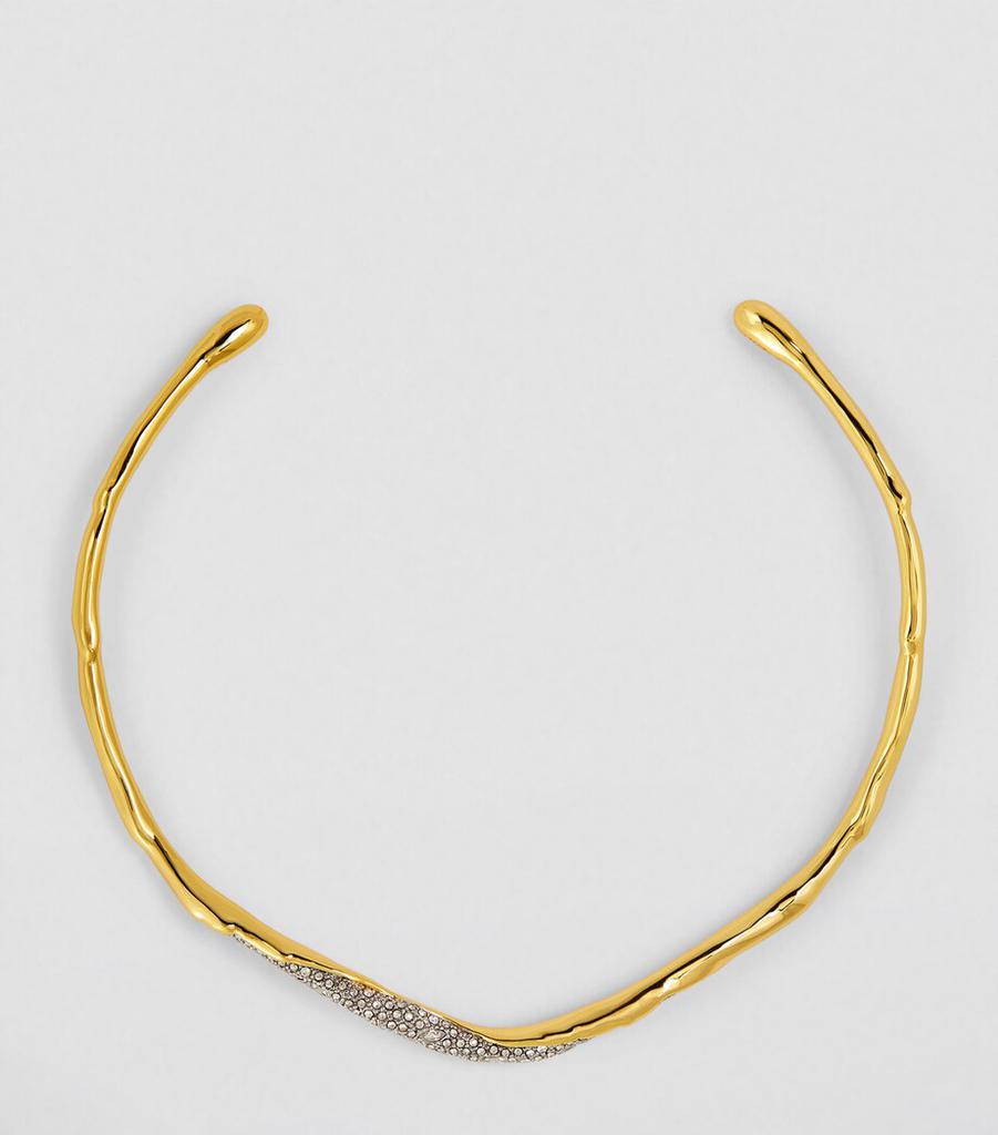 Alexis Bittar Gold-Plated Solanales Skinny Collar Necklace