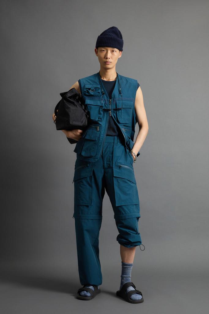 Woolrich Fishing Vest in Cotton- and Nylon-Blend Olmetex Ripstop by Todd Snyder - Unisex - Blue