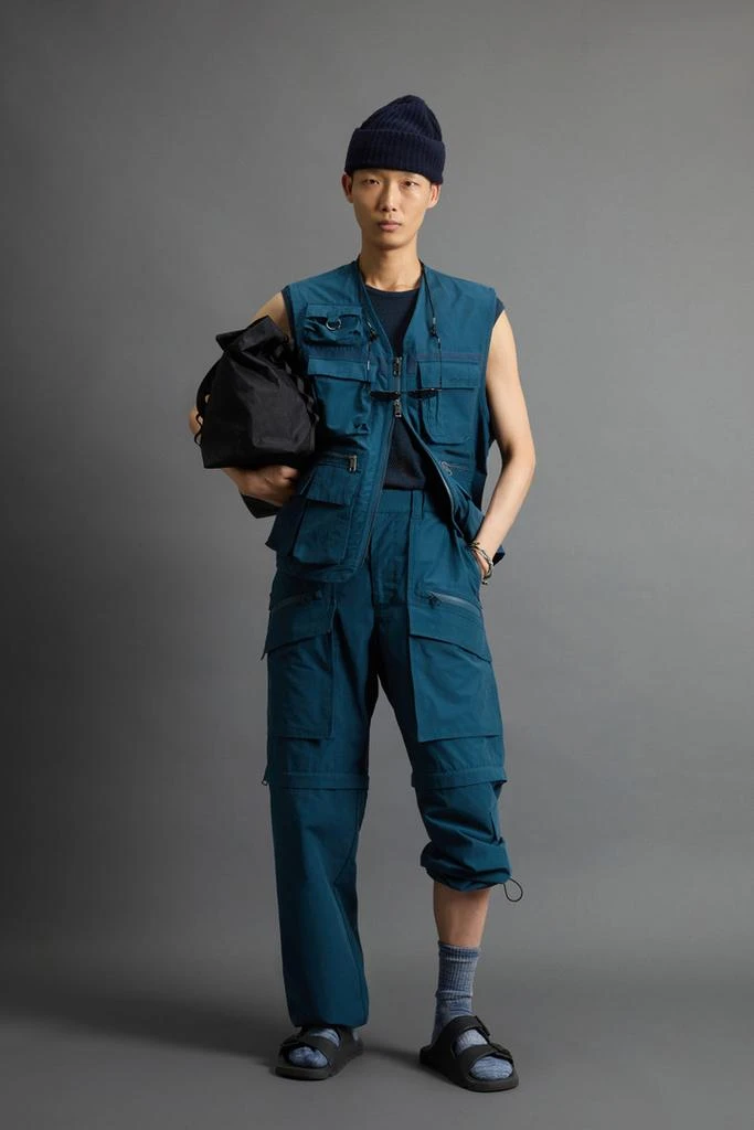 Woolrich Fishing Vest in Cotton- and Nylon-Blend Olmetex Ripstop by Todd Snyder - Unisex - Blue 2
