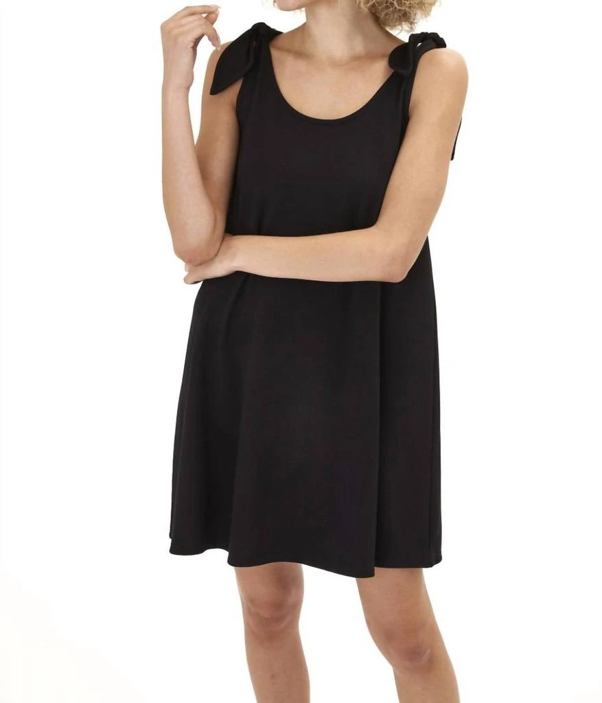 Threads for Thought Nuri Modal Terry Dress In Black 2