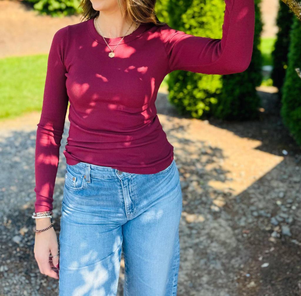 Michael Stars Michael Stars - Zola Ribbed Tee
