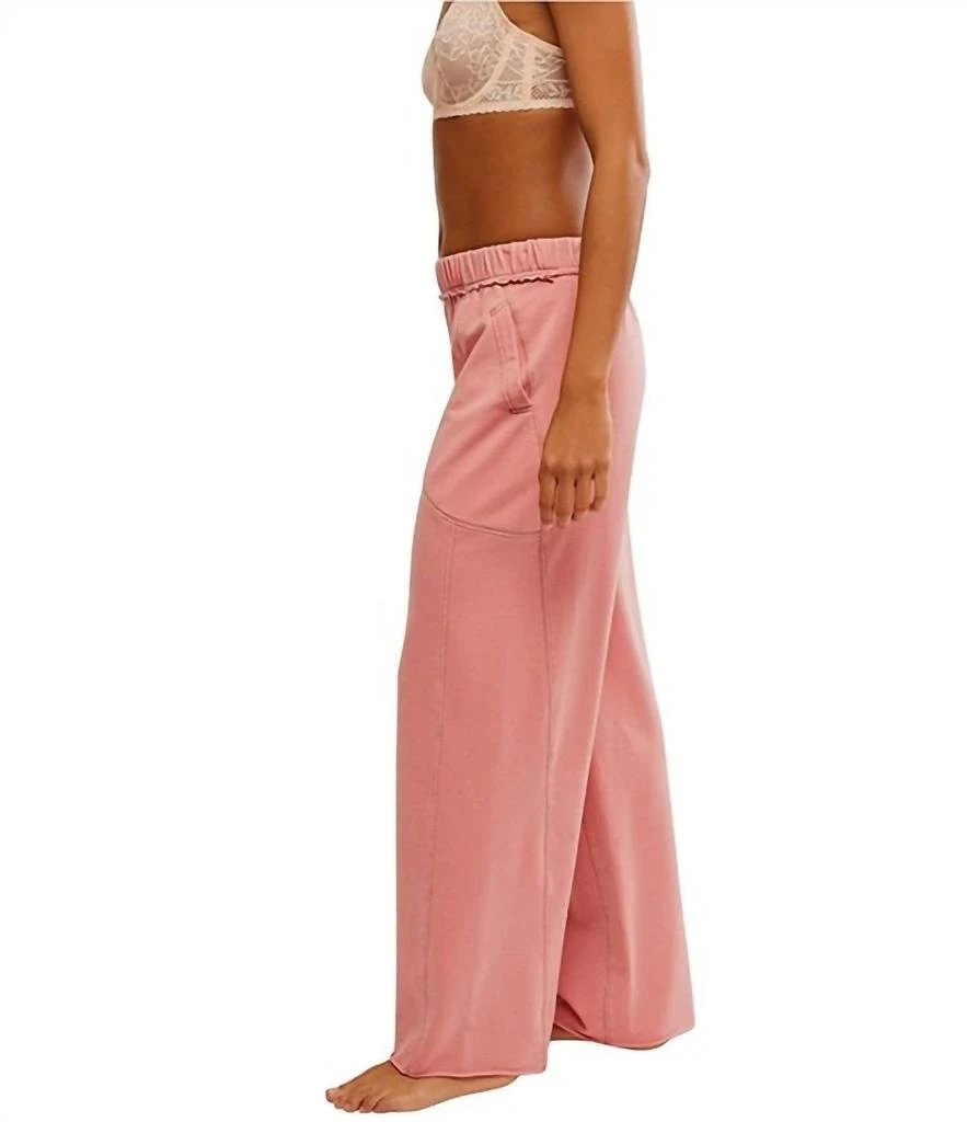 Free People Free People - Don't Wait Up Wide-leg Lounge Pant 3