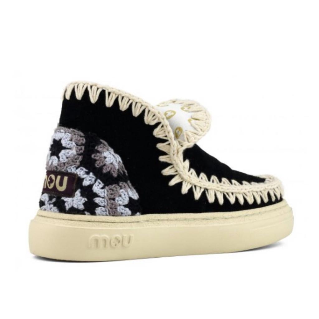Mou Mou - WOMEN'S BOLD ESKIMO SNEAKER WITH CROCHET HEEL