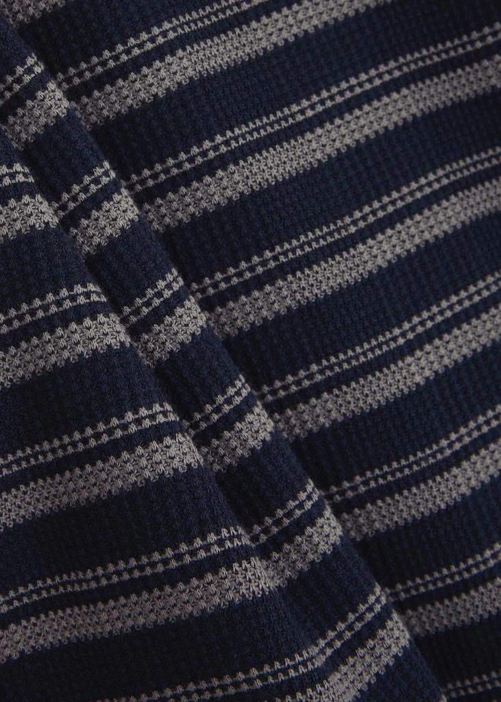 Oliver Spencer Oli's striped waffle-knit T-shirt 5