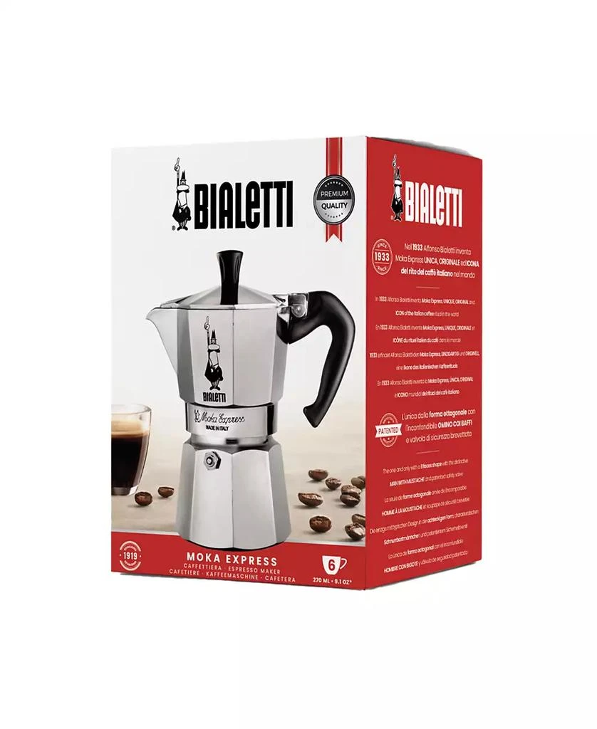 Bialetti Moka Express 6 Cups Coffeemaker - 9.1 oz 4