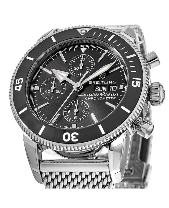 BREITLING Breitling Superocean Heritage Chronograph 44 Black Ceramic Bezel Steel Men&apos;s Watch A13313121B1A1 2