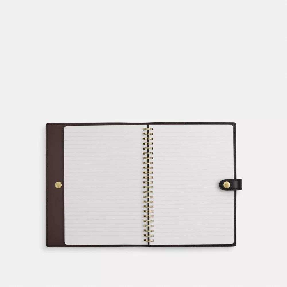 Coach Notebook In Signature Canvas