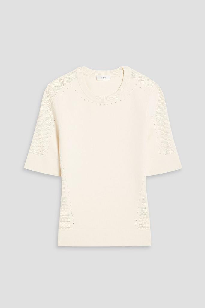 A.L.C. Nash pointelle-knit top