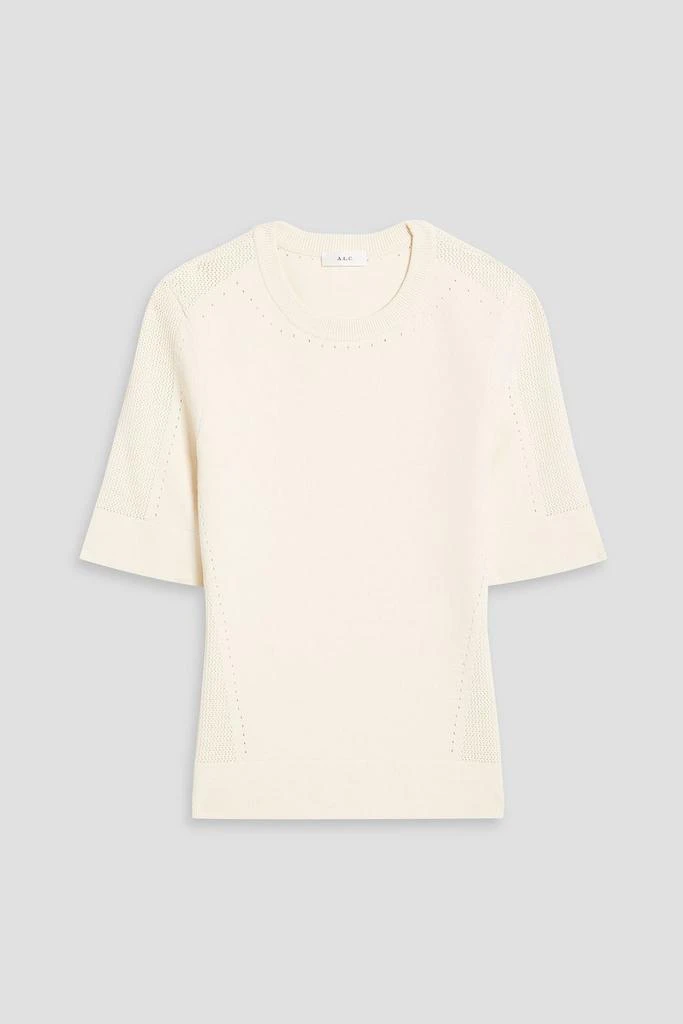 A.L.C. Nash pointelle-knit top 1