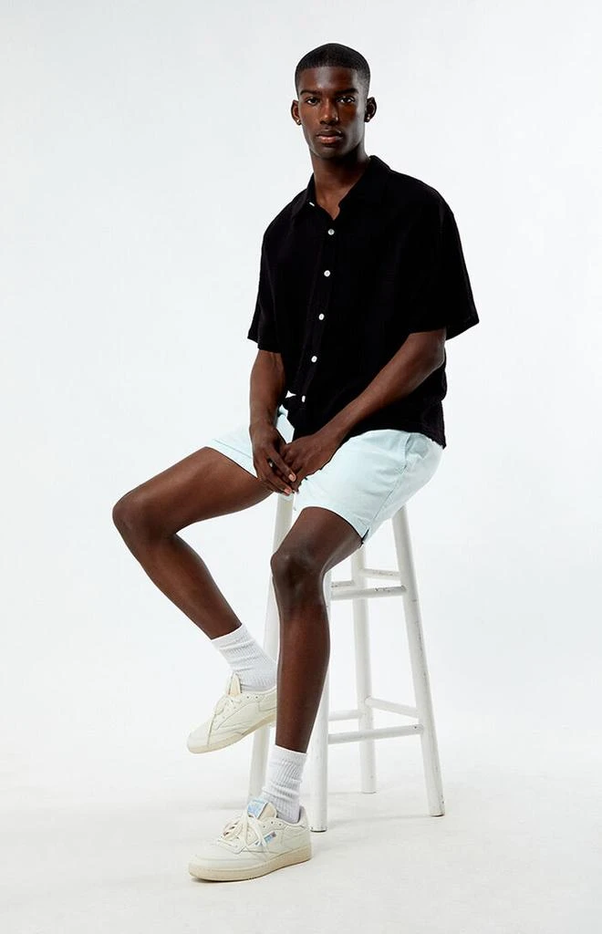 PacSun Black Boxy Button Down Shirt 4