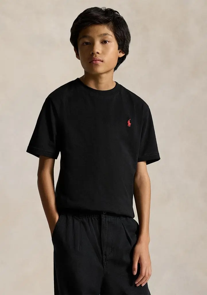 Ralph Lauren Boys 8-20 Cotton Jersey Crew Neck T-Shirt