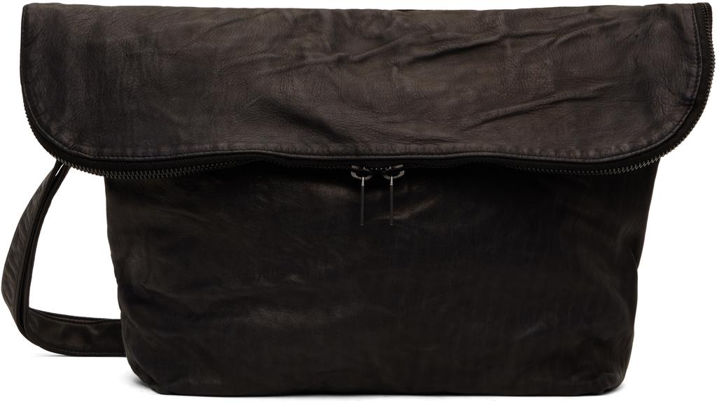 y's messenger bag 変形バッグ　yohjiyamamoto Y'Saccs Yohji Yamamoto Leather Flap Messenger Bag – Vertical
