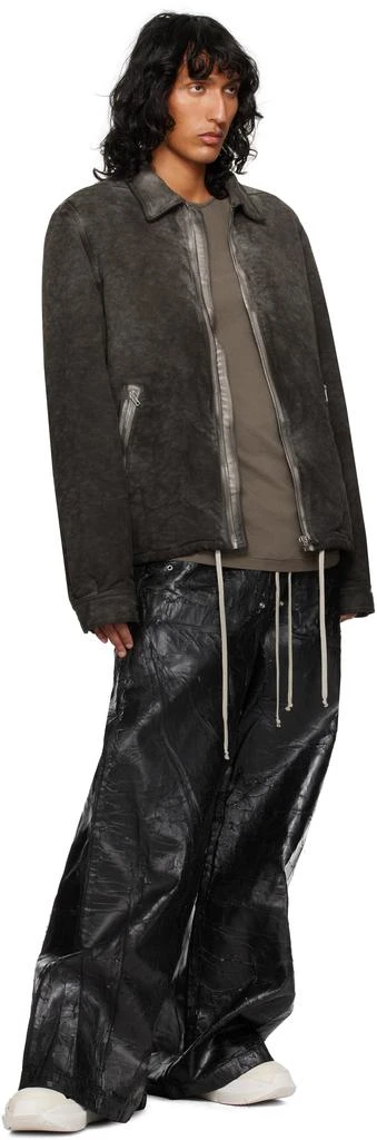 Rick Owens Black Porterville Jumbo Laced Abstract Sneakers 5