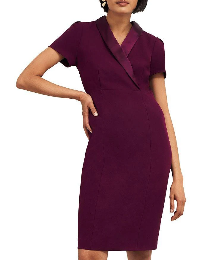 HOBBS LONDON Amira Collared Sheath Dress 1
