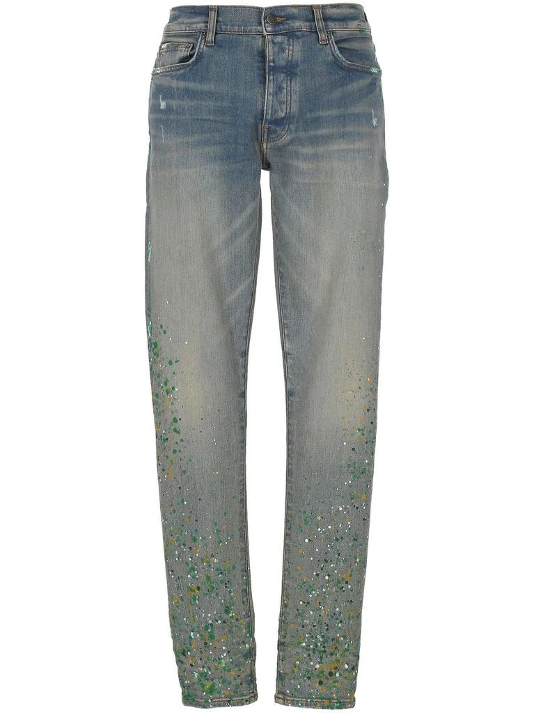 AMIRI Paint Splatter Printed Jeans 1