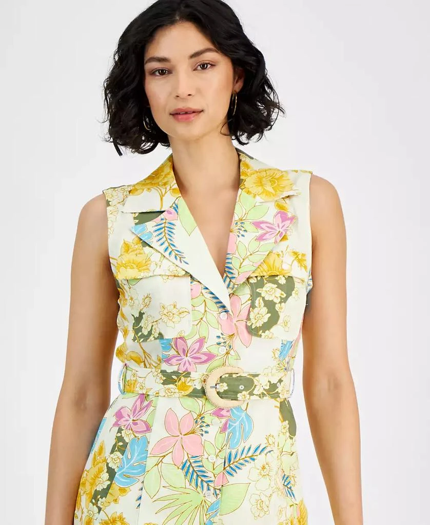 GUESS Women's Lydia Linen Shirtdress 4