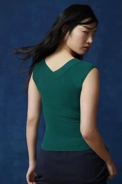 BDG BDG Shannen Ribbed V-Neck Top 4