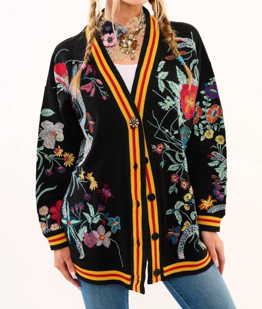 ARATTA Aratta - Hermione French Terry Floral Cardigan