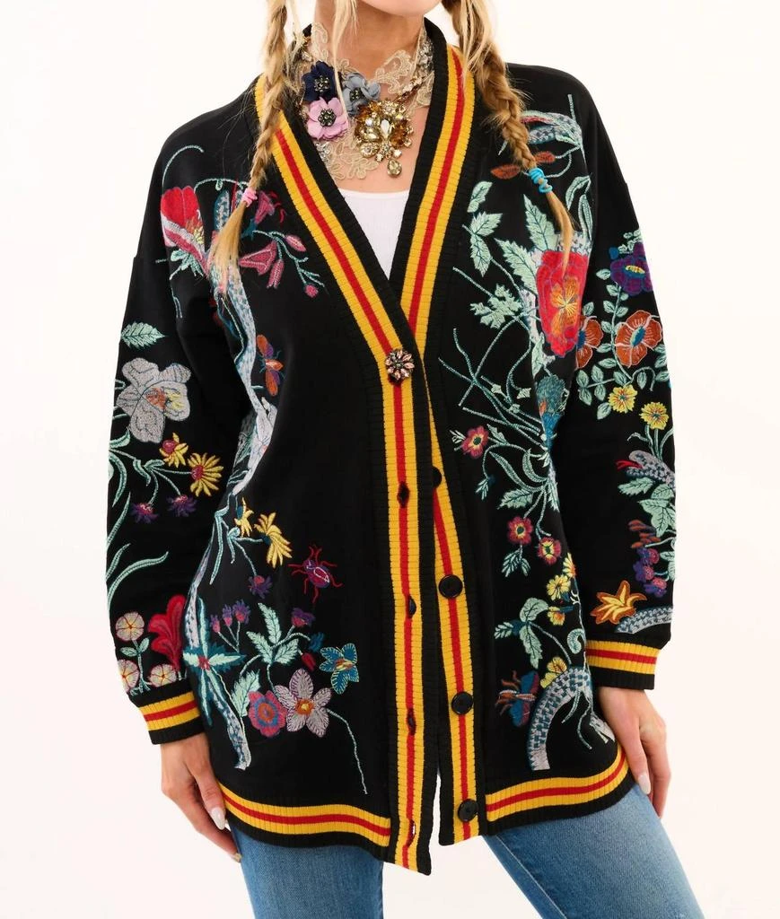 ARATTA Aratta - Hermione French Terry Floral Cardigan 2