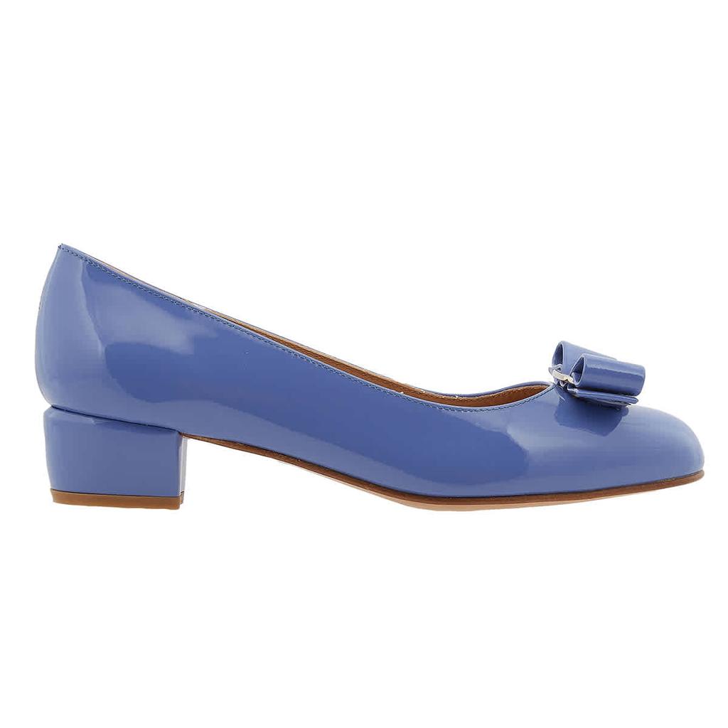 Salvatore Ferragamo Salvatore Ferragamo Blue Vara Bow Pump Shoe