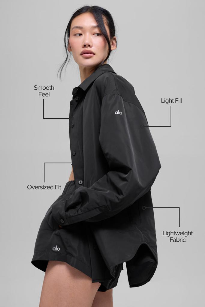 Alo Socialite Shacket - Bone