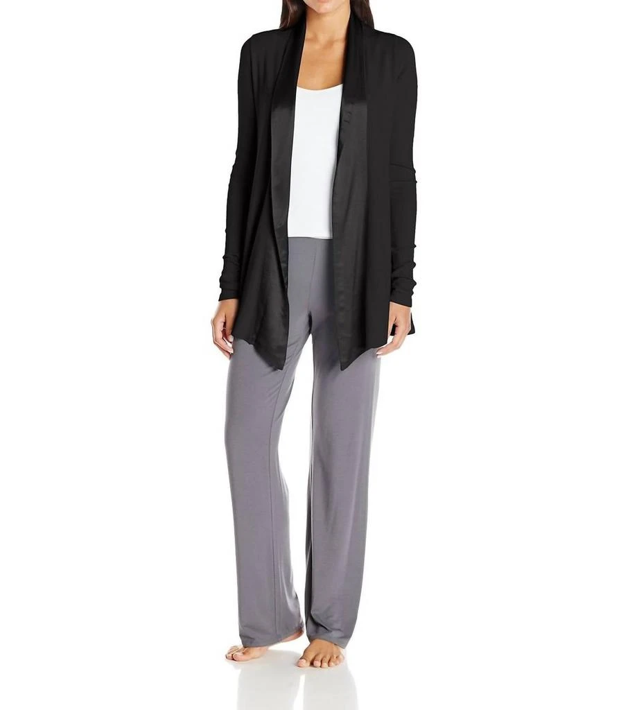 Pj Harlow Shelby Satin Trimmed Robe With Pockets