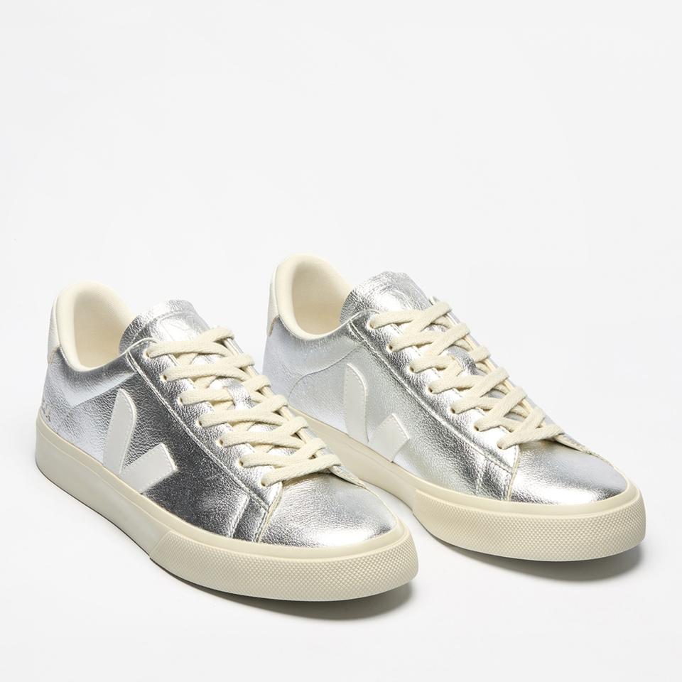 Veja VEJA WOMEN'S CAMPO CHROME-FREE LEATHER TRAINERS