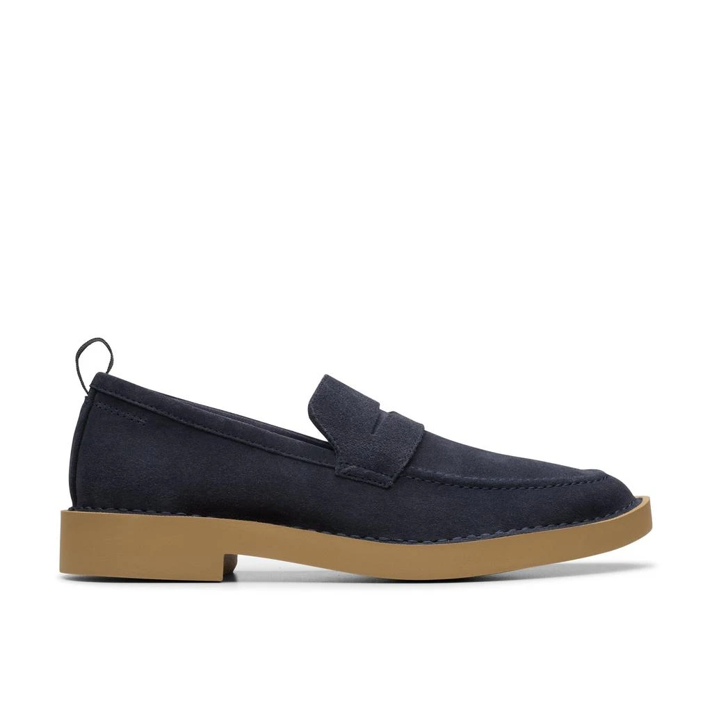 Clarks Martock Lo in Blue Suede