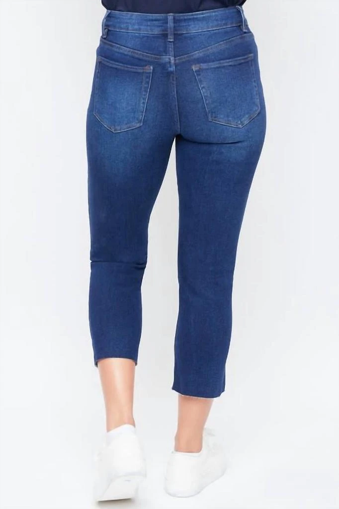 YMI Missy Hide Your Muffin Top Skinny Jean In Dark Indigo 3
