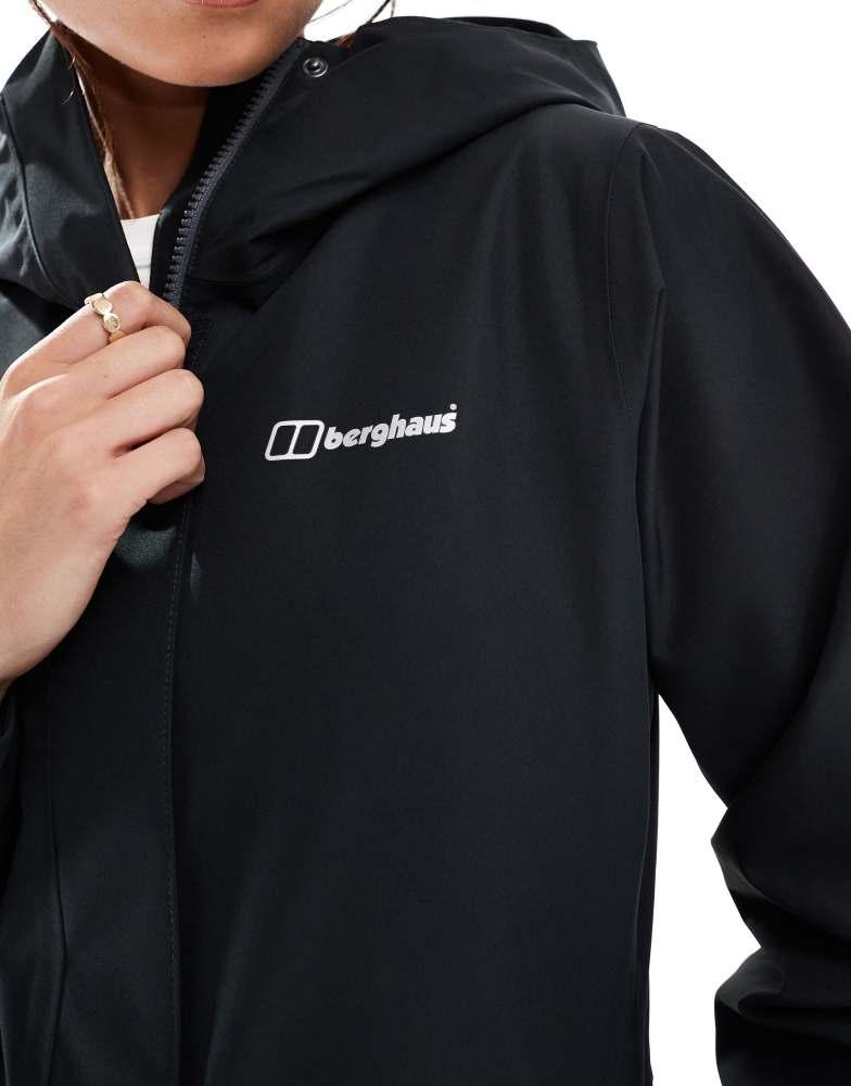 Berghaus Berghaus Omeara Long Waterproof Jacket in black