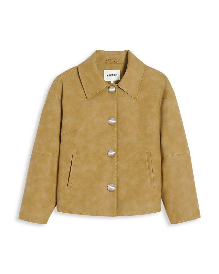 Apparis Indio Faux Leather Cropped Jacket 5