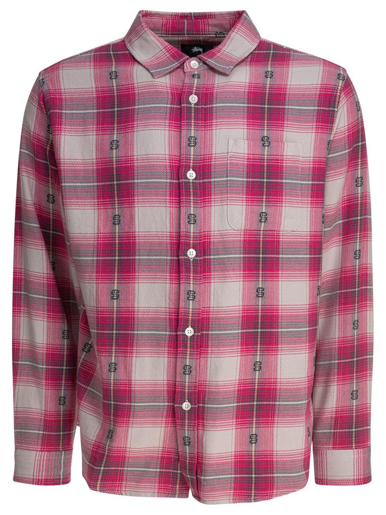 Shop Stüssy Twisted Yarn Plaid Zip Shirt on Sale at BeyondStyle