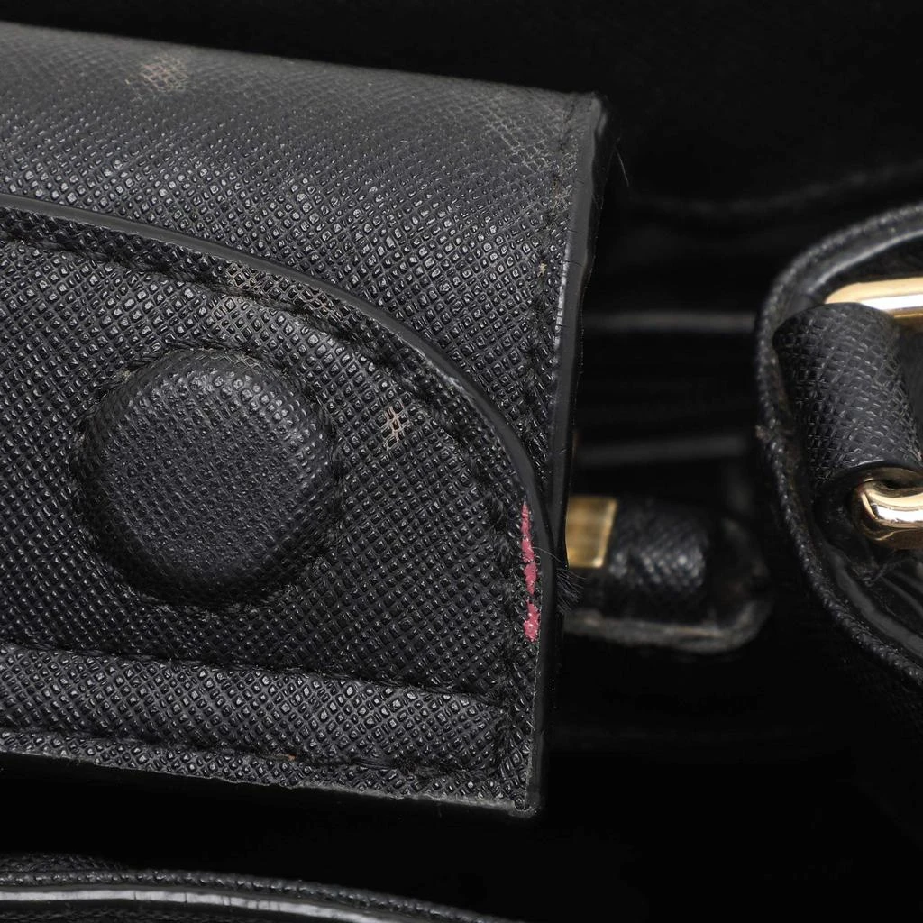 DKNY DKNY Black Saffiano Leather Bryant Park Bucket Bag 7
