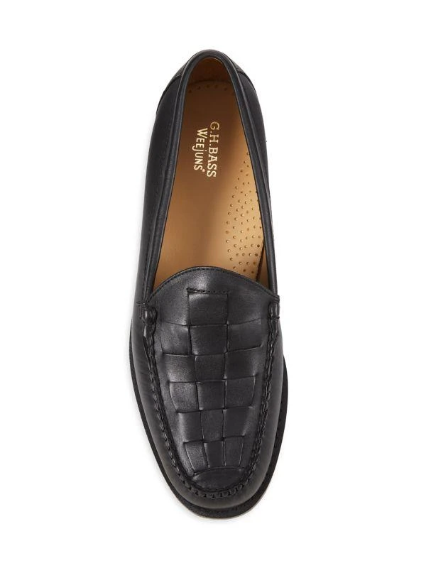 G.H. Bass Larson Moc Toe Leather Loafers 5