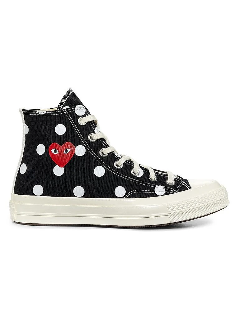 Comme des Garcons CdG Play x Converse Women's Polka Dot High-Top Sneakers 1
