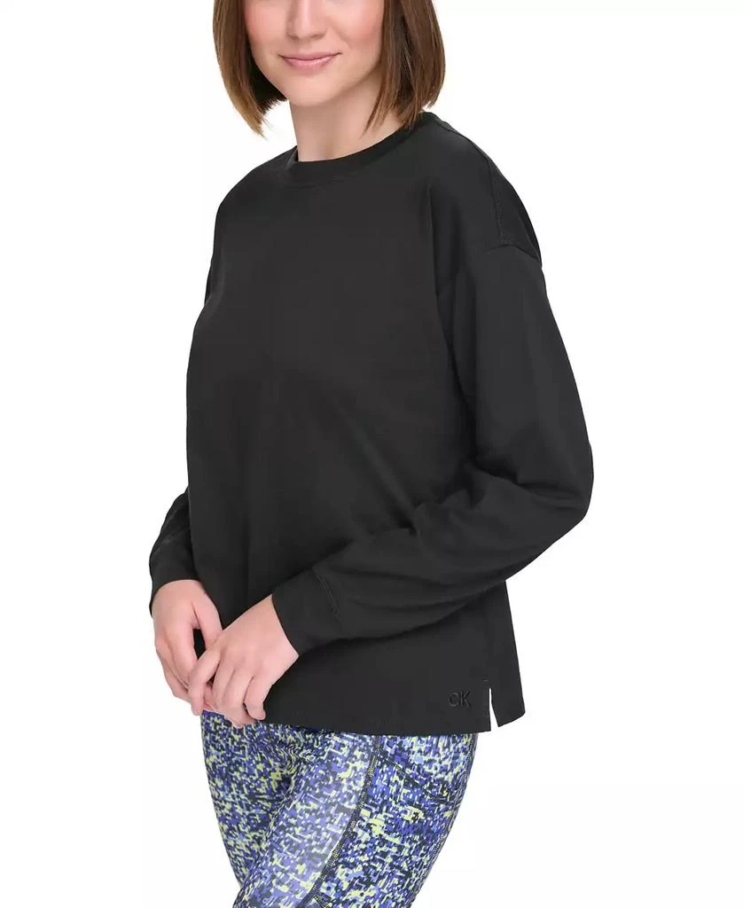 Calvin Klein Women's Long-Sleeve Crewneck T-Shirt 7