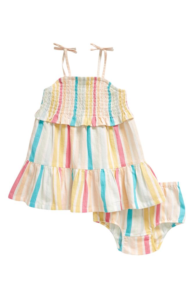 Tucker + Tate Stripe Smocked Dress & Bloomers