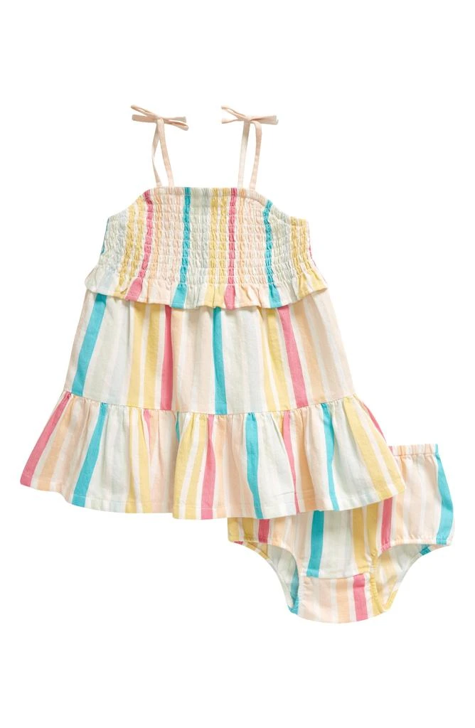 Tucker + Tate Stripe Smocked Dress & Bloomers 1