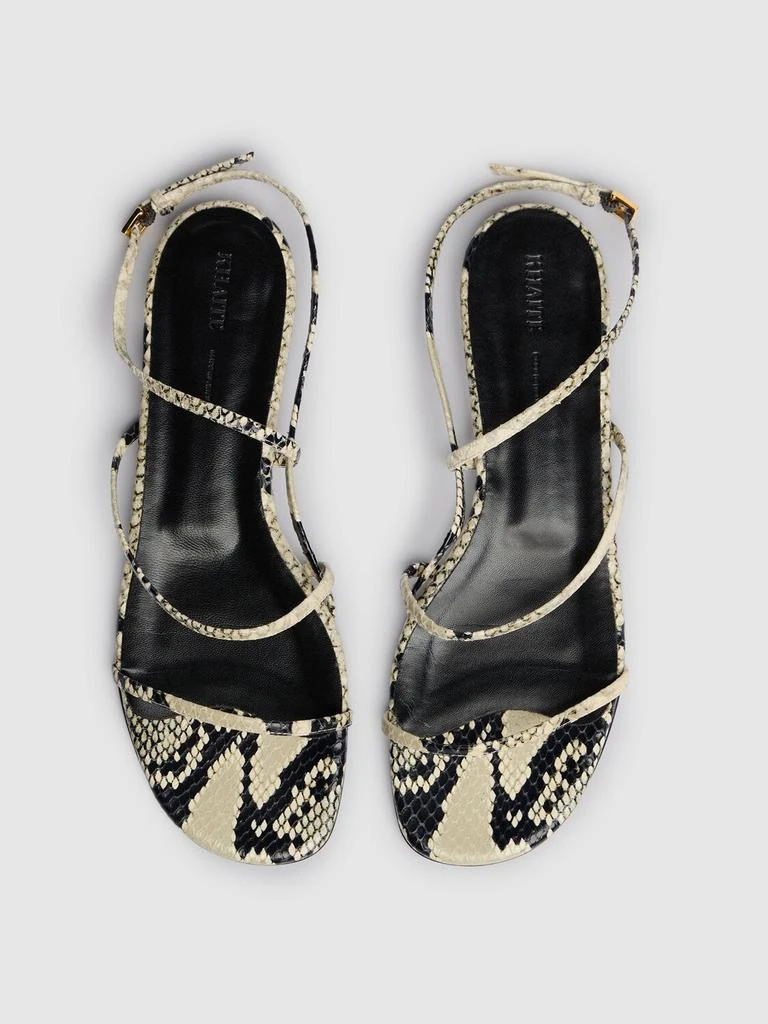 Khaite Loop Python Print Flat Sandals 2