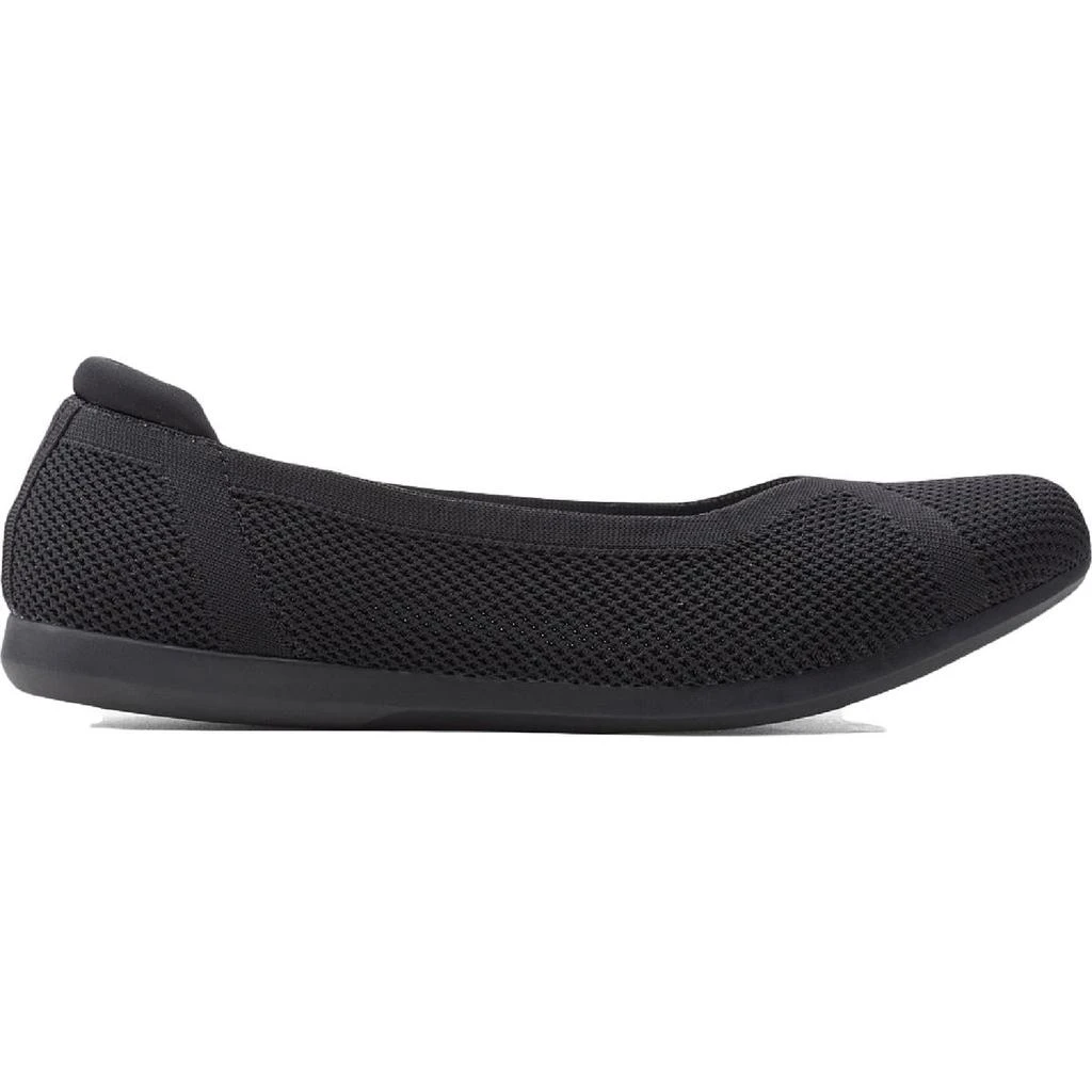 Clarks Carly Wish Womens Knit Slip On Ballet Flats 2