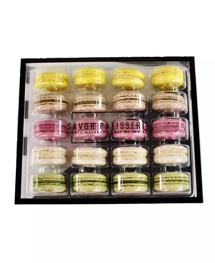 Savor Patisserie The Classics Collection French Macarons, 20 Count Box 1