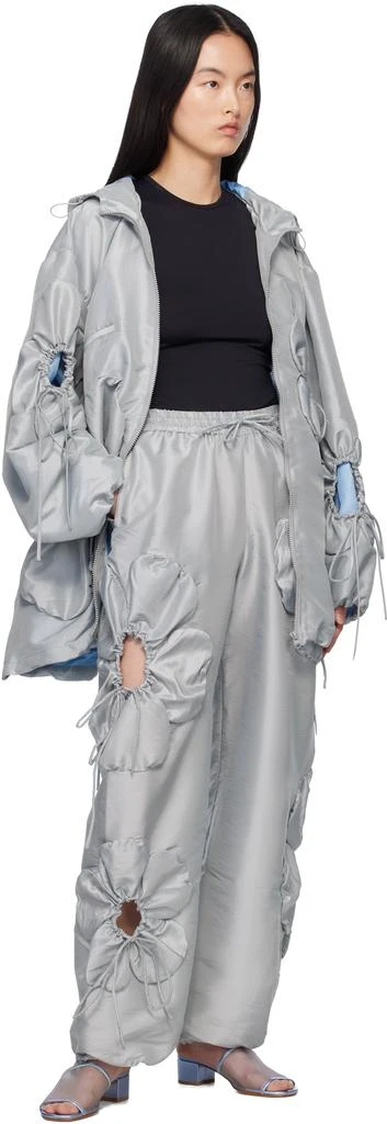 J.Kim Gray Flower Lounge Pants 4
