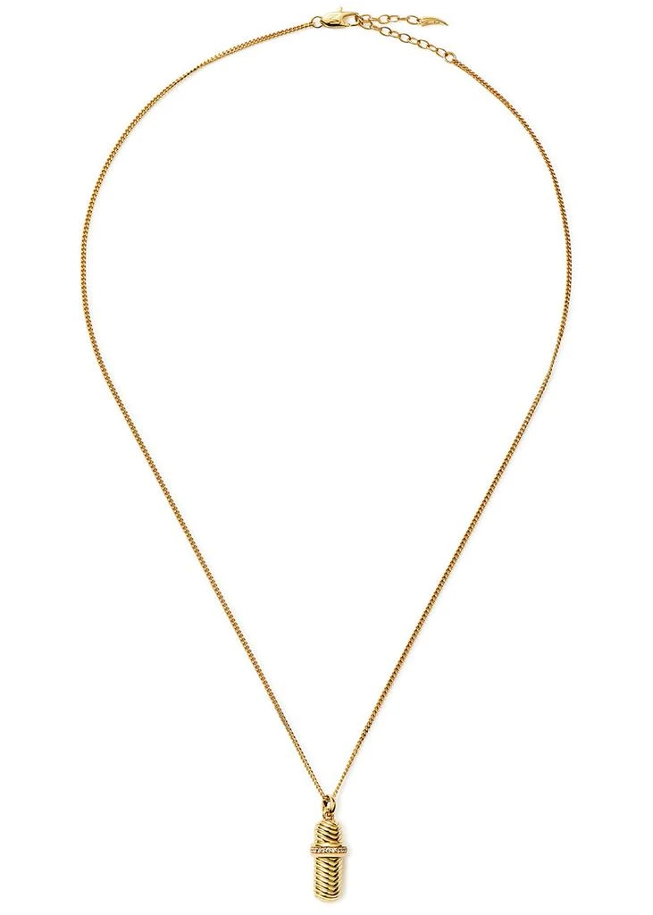 Missoma Message In A Bottle Ridge 18kt gold-plated necklace 3